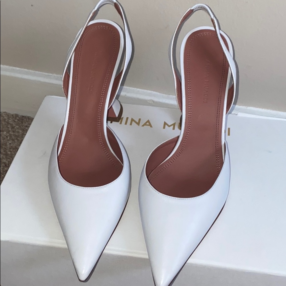 Amina Muaddi Sling Back